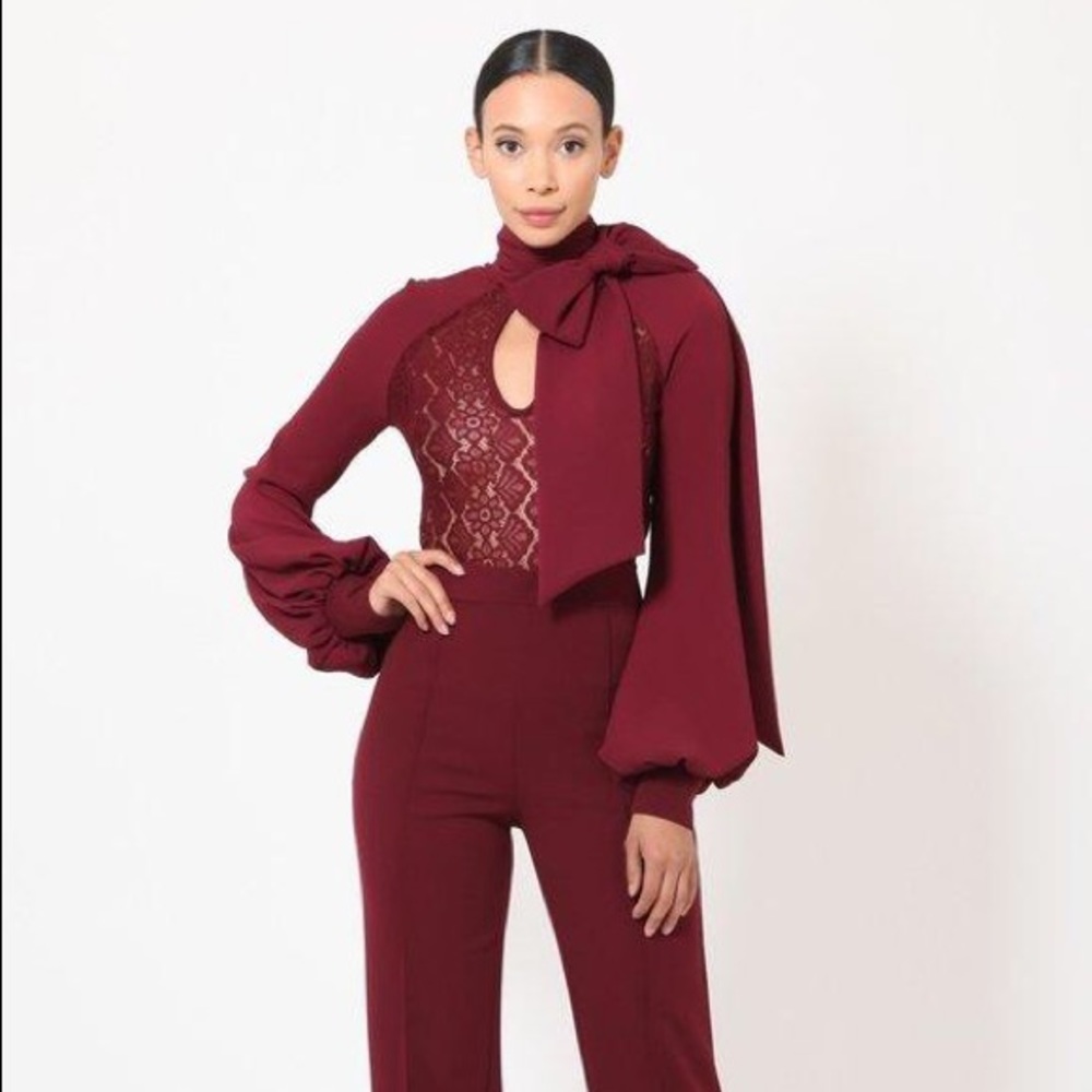 Fancee Life Style Studio BOW RIBBON Jumpsuit